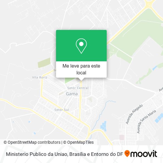 Ministerio Publico da Uniao mapa