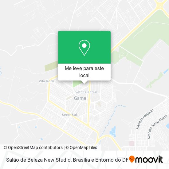 Salão de Beleza New Studio mapa