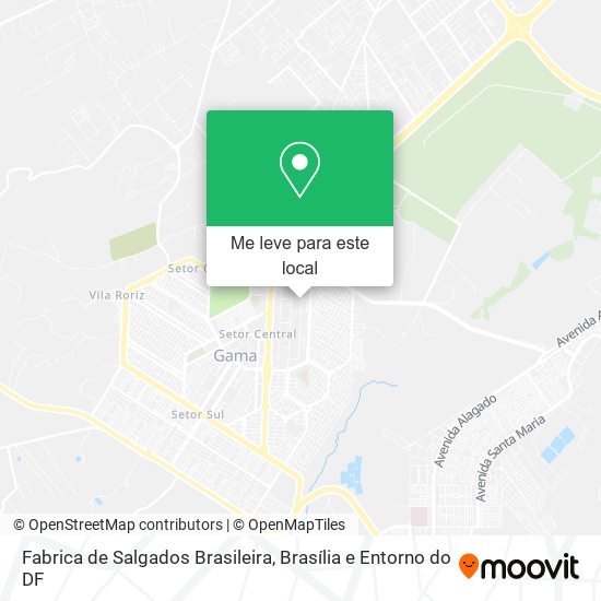 Fabrica de Salgados Brasileira mapa