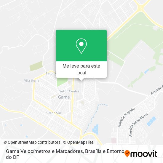 Gama Velocímetros e Marcadores mapa