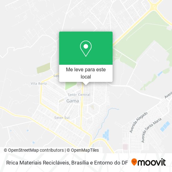 Rrica Materiais Recicláveis mapa