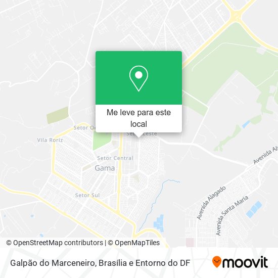 Galpão do Marceneiro mapa