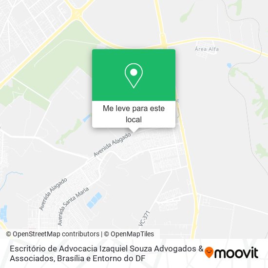 Escritório de Advocacia Izaquiel Souza Advogados & Associados mapa