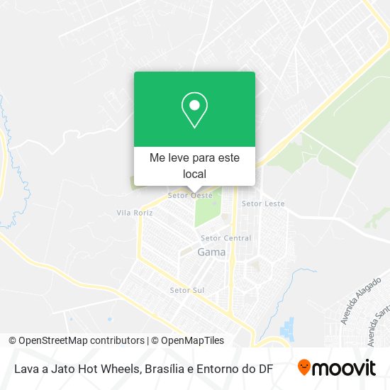 Lava a Jato Hot Wheels mapa
