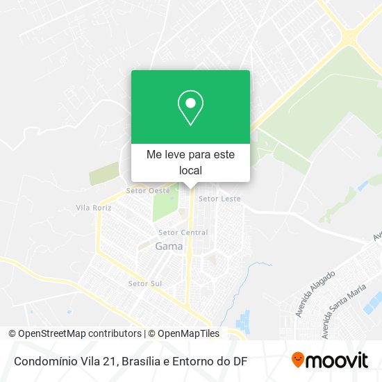 Condomínio Vila 21 mapa