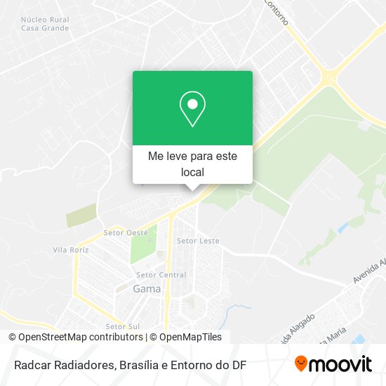 Radcar Radiadores mapa