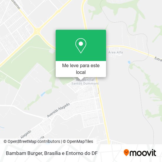 Bambam Burger mapa
