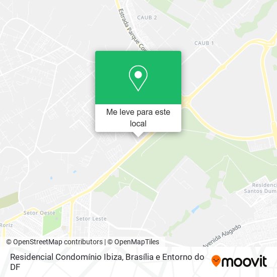 Residencial Condomínio Ibiza mapa