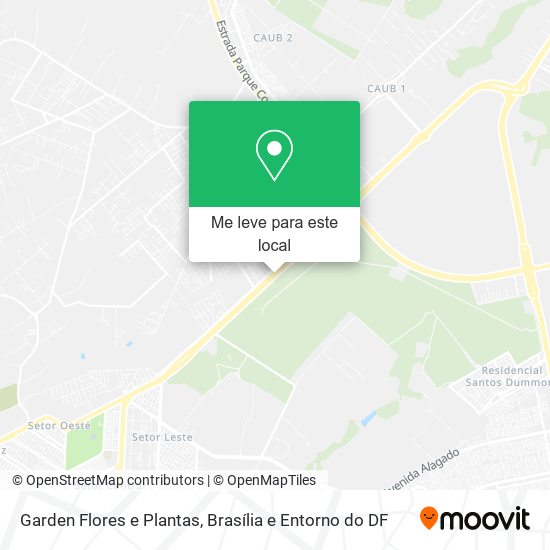 Garden Flores e Plantas mapa