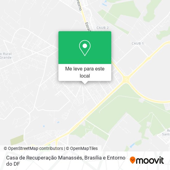Casa de Recuperação Manassés mapa