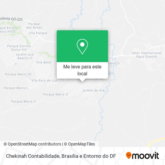 Chekinah Contabilidade mapa