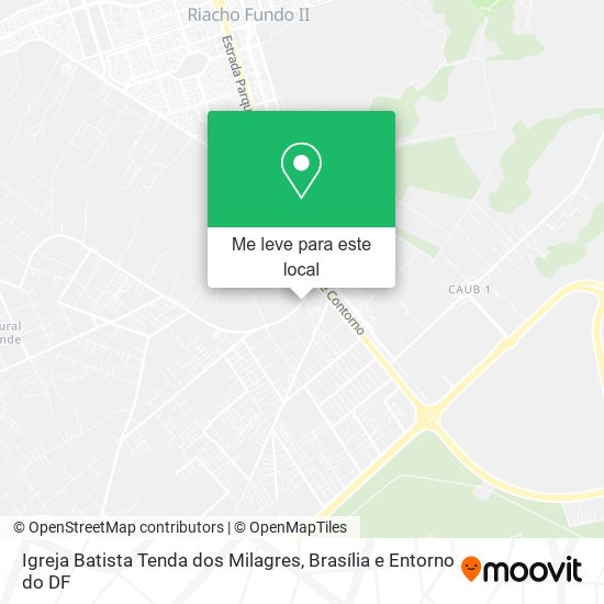 Igreja Batista Tenda dos Milagres mapa
