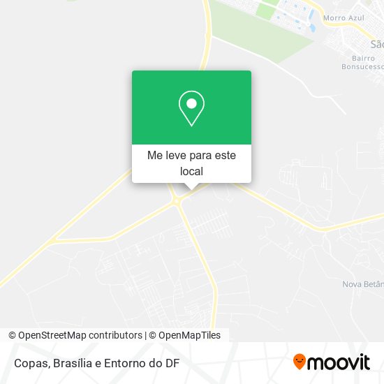 Copas mapa