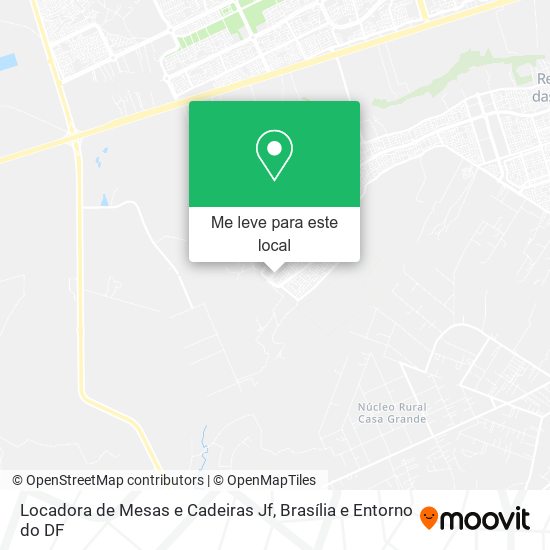 Locadora de Mesas e Cadeiras Jf mapa