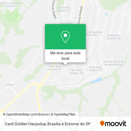 Canil Golden Harpydua mapa