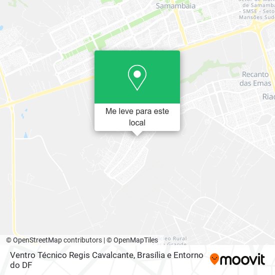 Ventro Técnico Regis Cavalcante mapa