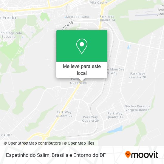 Espetinho do Salim mapa