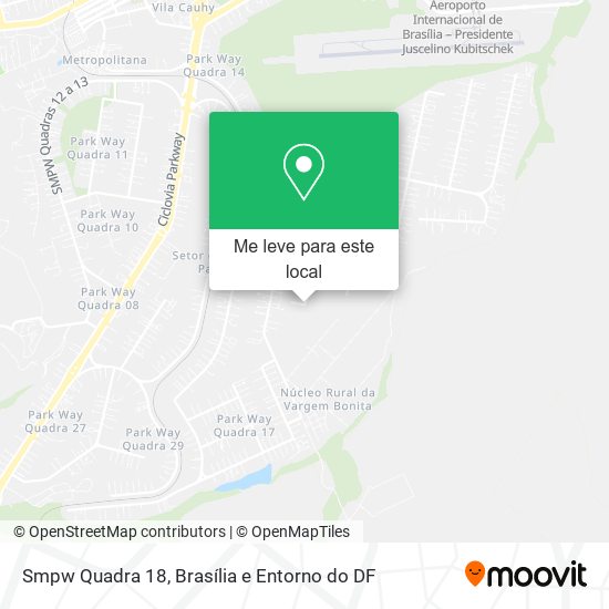 Smpw Quadra 18 mapa