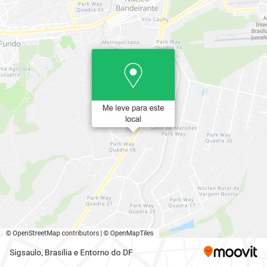 Sigsaulo mapa