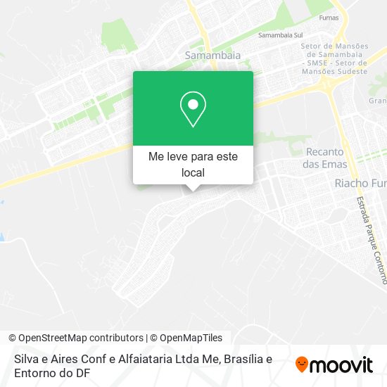 Silva e Aires Conf e Alfaiataria Ltda Me mapa