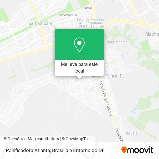 Panificadora Atlanta mapa