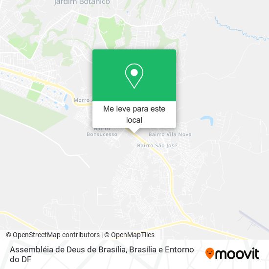 Assembléia de Deus de Brasília mapa