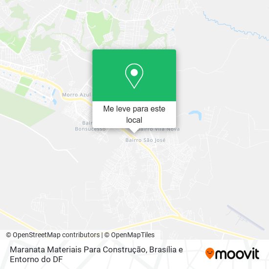 Maranata Materiais Para Construção mapa