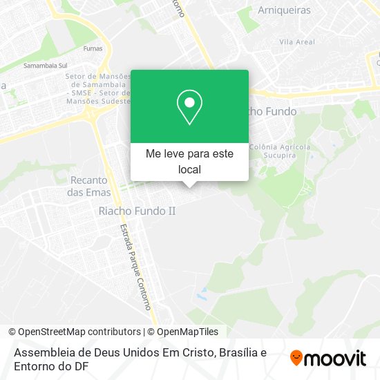 Assembleia de Deus Unidos Em Cristo mapa