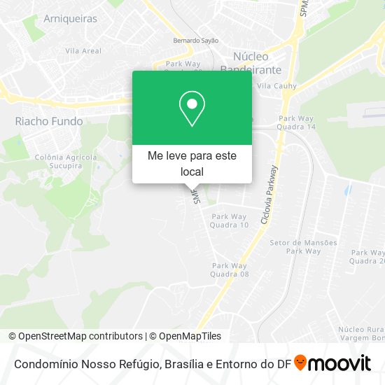 Condomínio Nosso Refúgio mapa