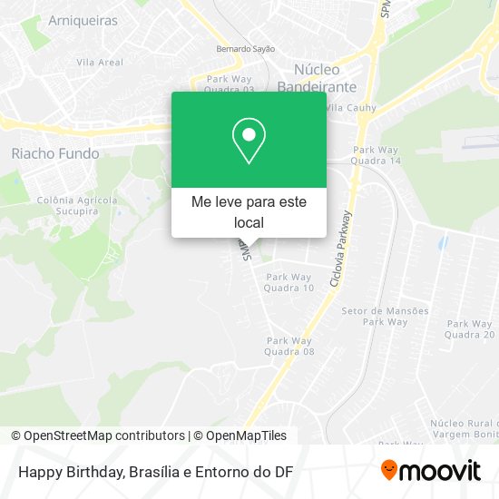 Happy Birthday mapa