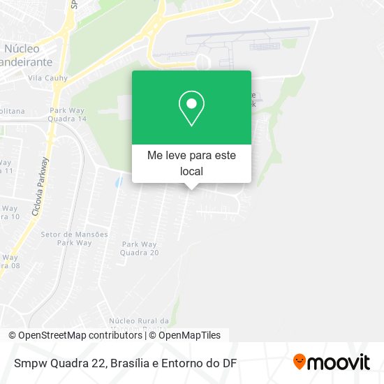 Smpw Quadra 22 mapa