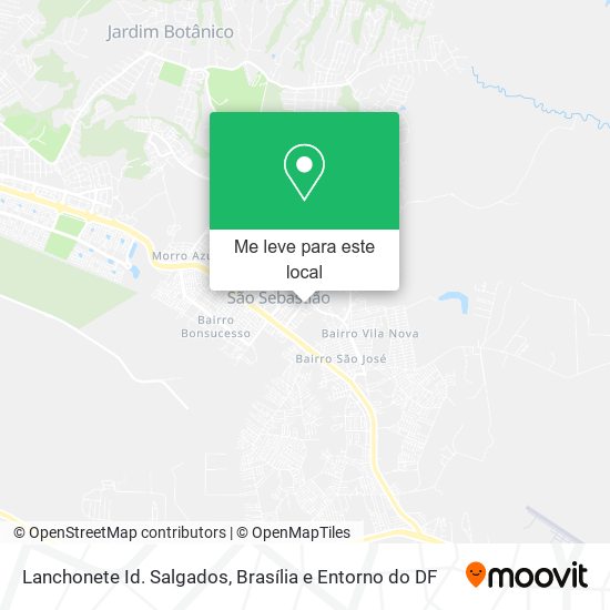 Lanchonete Id. Salgados mapa