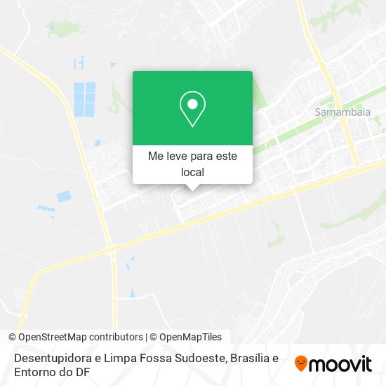 Desentupidora e Limpa Fossa Sudoeste mapa