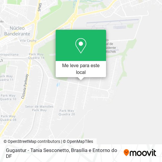 Gugastur - Tania Sesconetto mapa