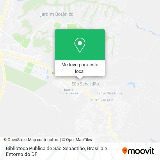 Biblioteca Pública de São Sebastião mapa