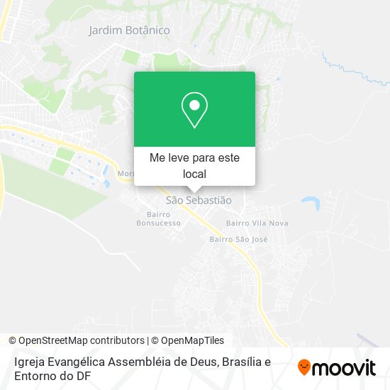 Igreja Evangélica Assembléia de Deus mapa