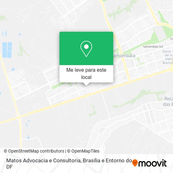 Matos Advocacia e Consultoria mapa