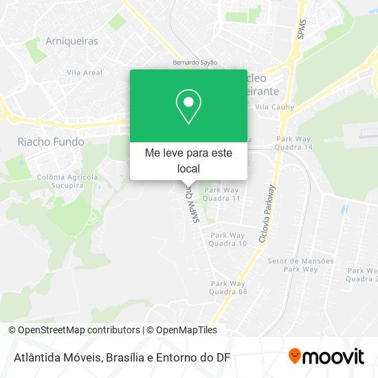 Atlântida Móveis mapa