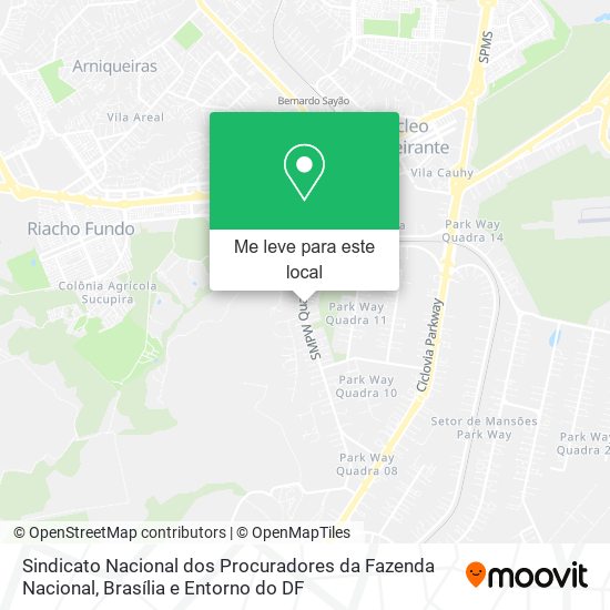 Sindicato Nacional dos Procuradores da Fazenda Nacional mapa