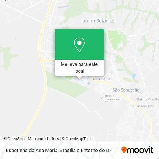 Espetinho da Ana Maria mapa