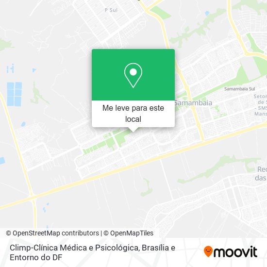 Climp-Clínica Médica e Psicológica mapa