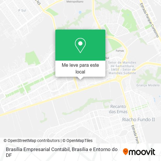 Brasília Empresarial Contábil mapa