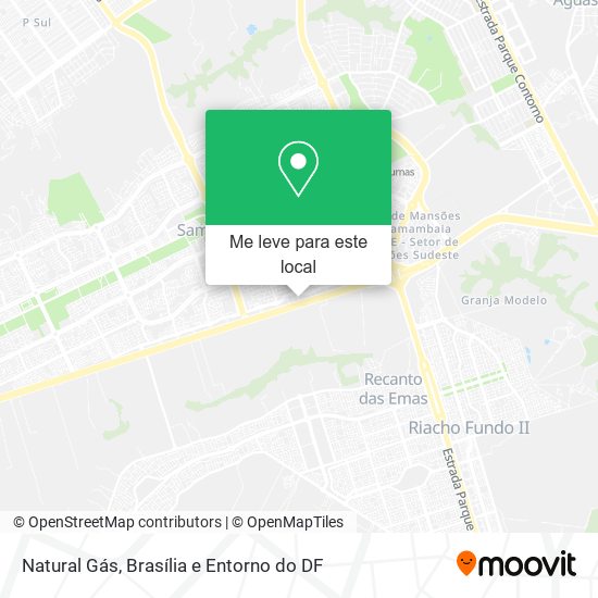 Natural Gás mapa