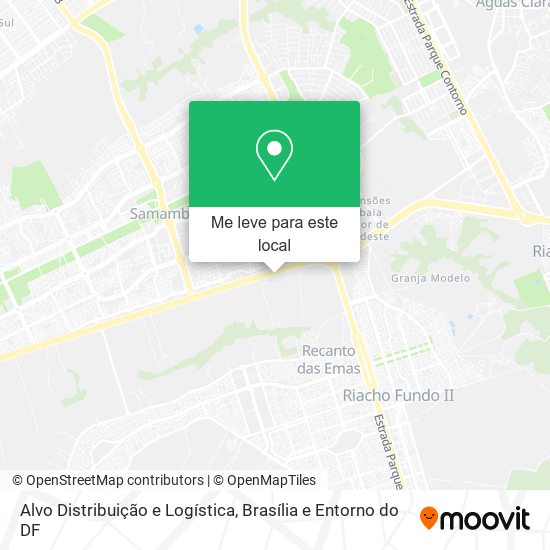 Alvo Distribuição e Logística mapa