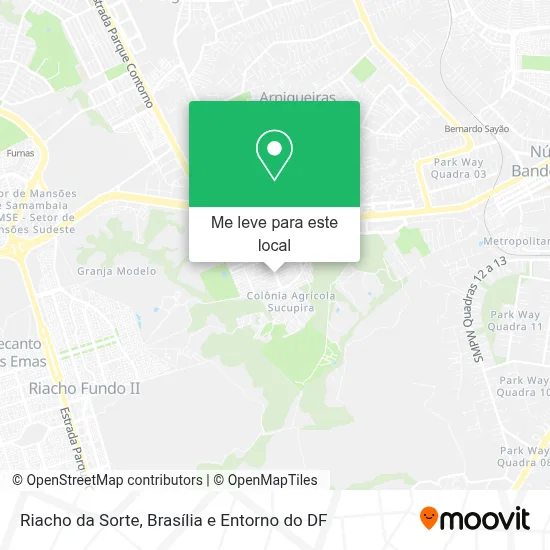 Riacho da Sorte mapa