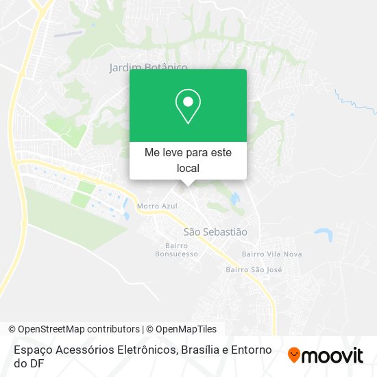 Espaço Acessórios Eletrônicos mapa