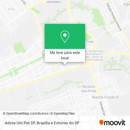 Adote Um Pet DF mapa