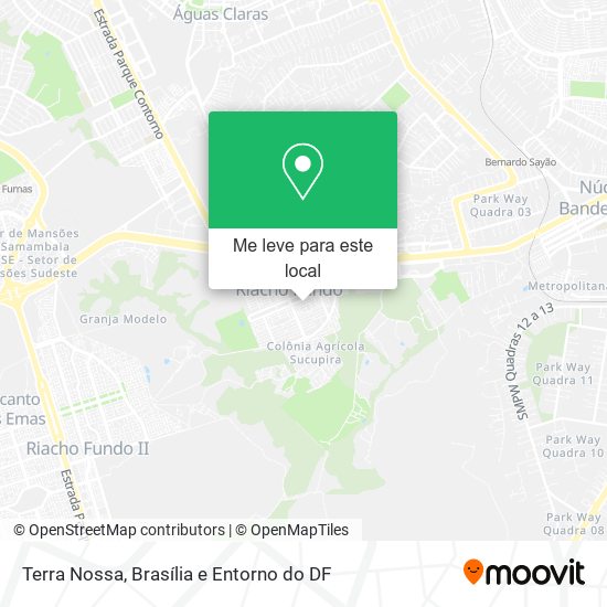 Terra Nossa mapa