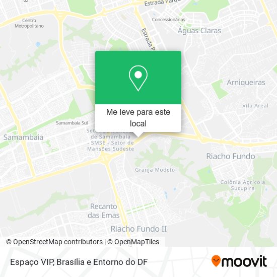 Espaço VIP mapa