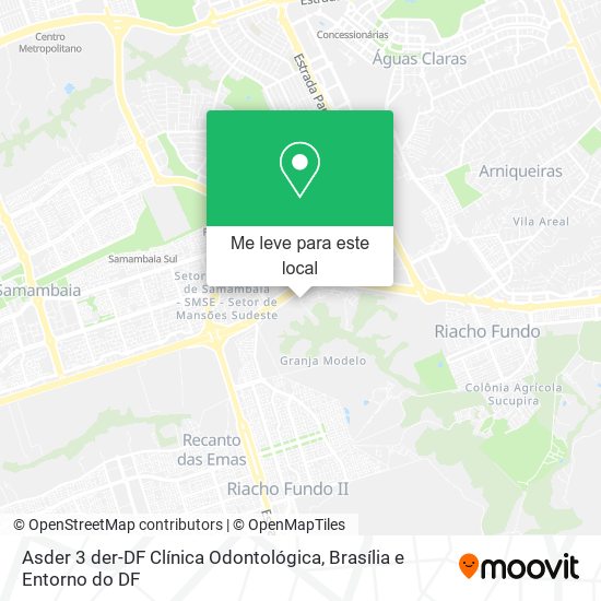 Asder 3 der-DF Clínica Odontológica mapa